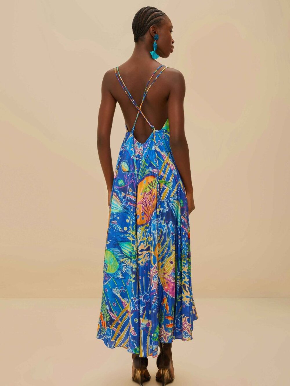 FARM Rio Deep Sea Maxi Dress - Picture 7 of 14